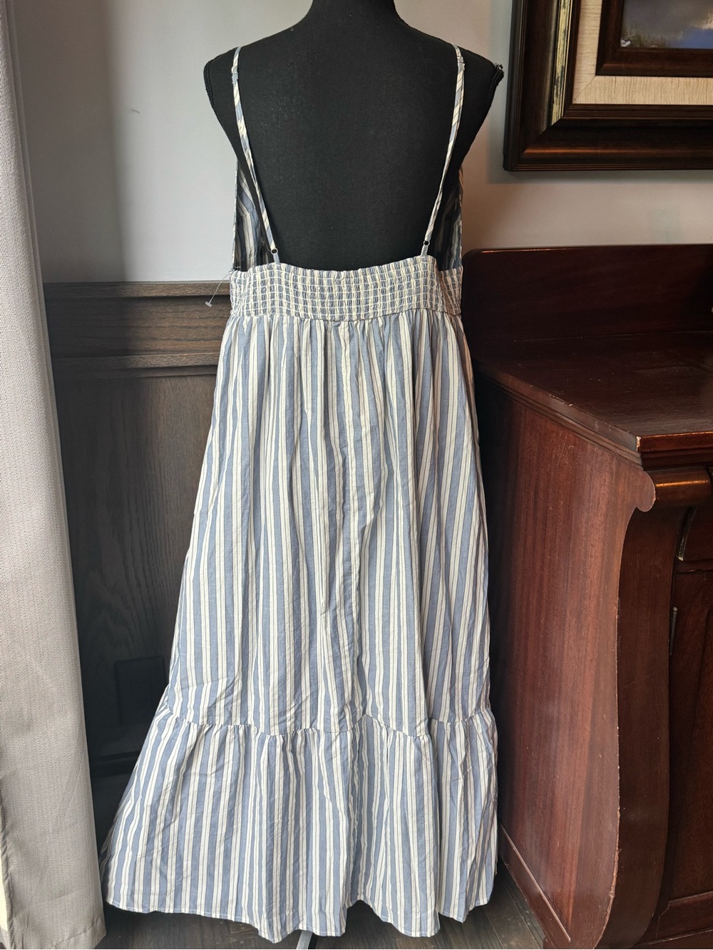 a new day Blue and White Striped Maxi Dress - Picture 4 of 9